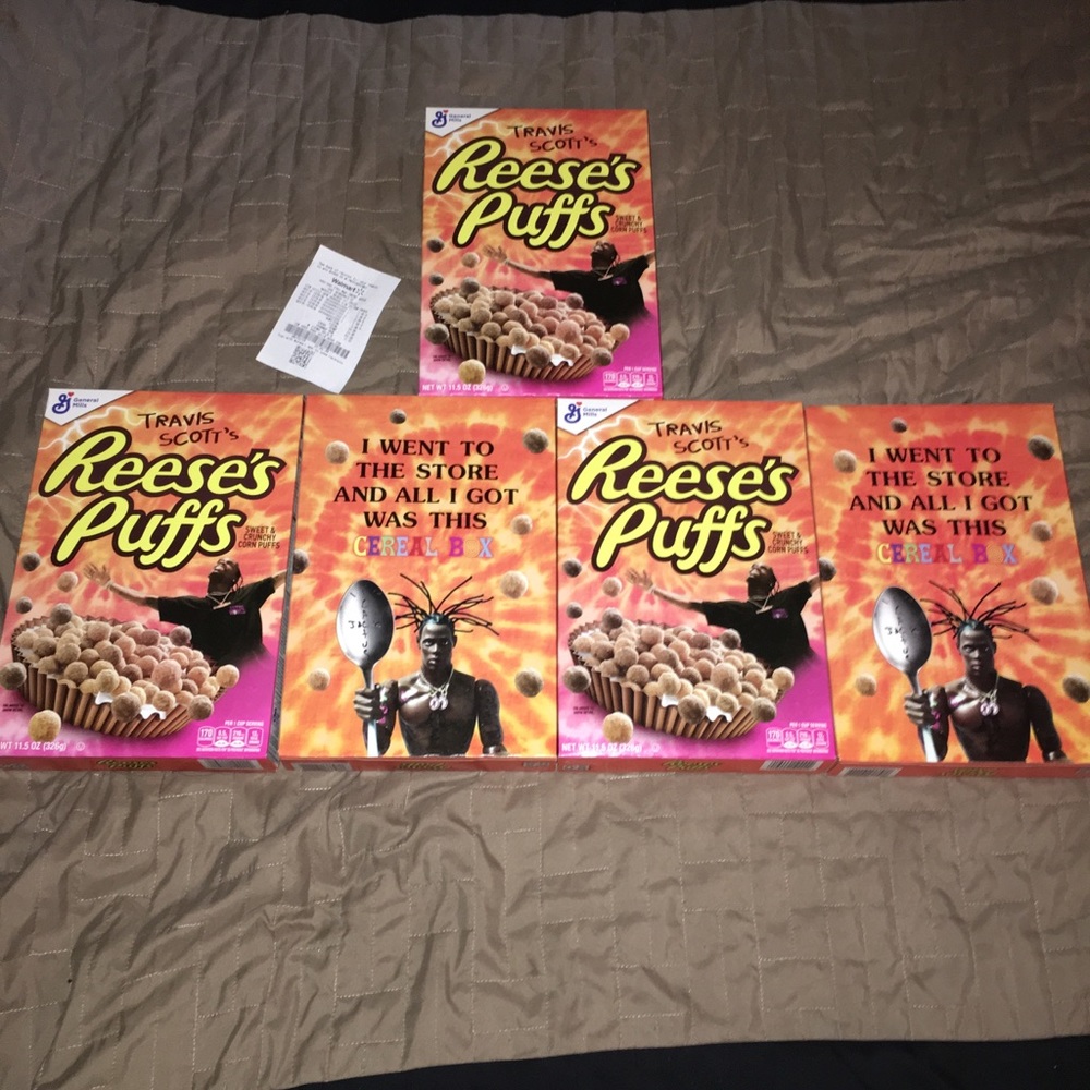 Limited Edition Travis Scott Cereal Box UnOpened